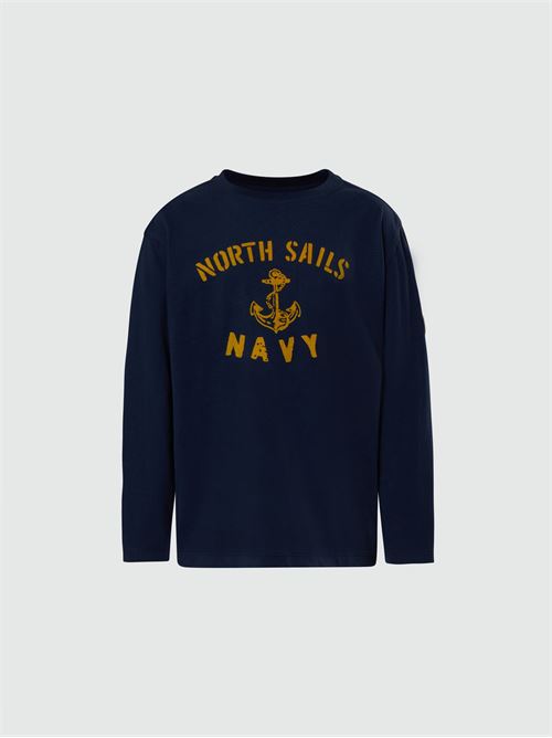 T SHIRT LONG SLEEVE W/GRAPHIC NORTH SAILS | 795204/802